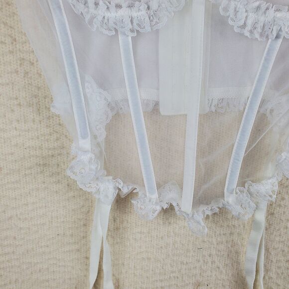 Empire Intimates Bustier 42 Boudoir Sexy Drag Vintage NWT Cupless - Picture 5 of 9